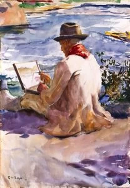 Ritratto di Willard Metcalf, circa 1921